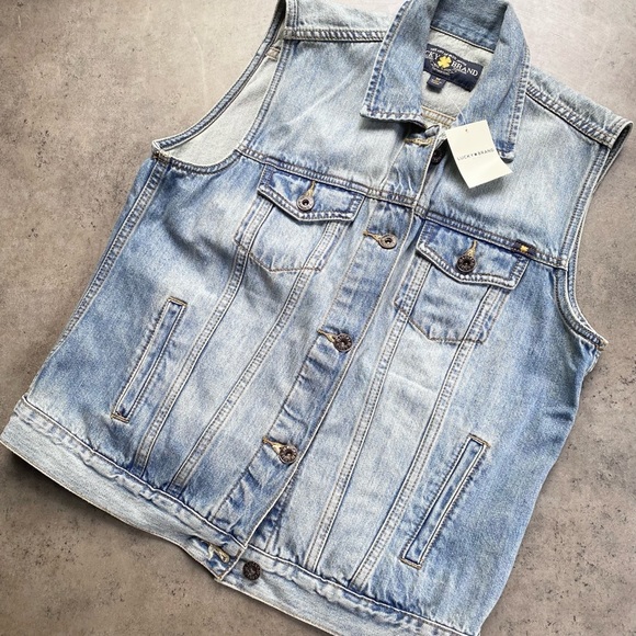 Lucky Brand Jackets & Blazers - LUCKY Brand Denim Vest